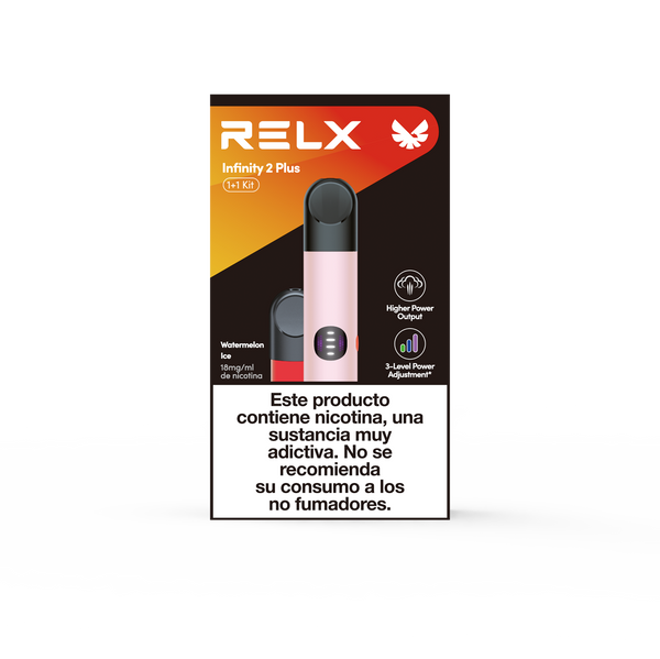 Explora las ofertas de Halloween en RELX-SPAIN Rose Gold Vapeador + Watermelon Ice Pod | RELX Infinity 2 Plus Kit