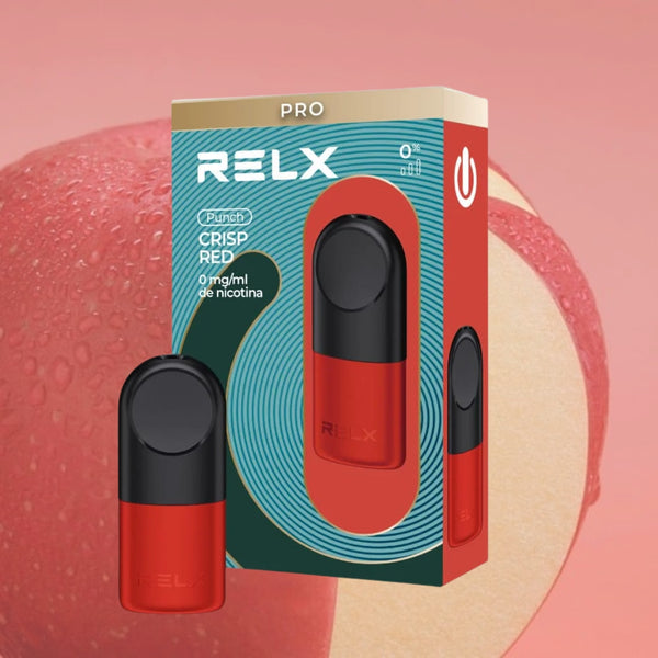 Order RELX ES E-cigrette Vape Pods Pro Afrutados CRISP RED 0mg/ml Price 3.99€ Your Vaping Journey Starts Here | Comprar RELX ES Vapeador E-cigrette Pods Pro Afrutados Manzana jugosa Afrutados 0mg/ml Price 3.99€ Su viaje Vaping comienza aquí 💰