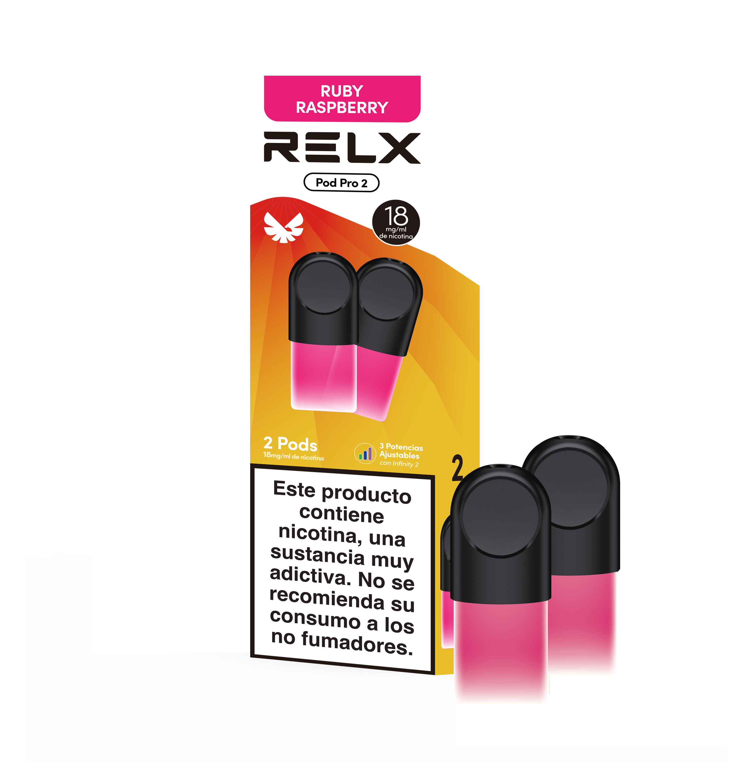 RELX Pod Pro Frambuesa Pods | Vape Frambuesa | RELX Espaa