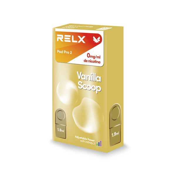 RELX-SPAIN 0mg/ml / Vanilla Scoop RELX Pods Pro Sandía 18mg/ml nicotina