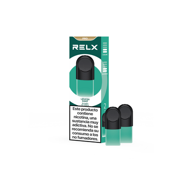 RELX ES E-cigrette Vape Pods Pro Frescos y Mentolados LEMON MINT 18mg/ml package & product Explore RELX Vapes Today | RELX ES Vapeador E-cigrette Pods Pro Frescos y Mentolados LEMON MINT Frescos y Mentolados 18mg/ml envases y productos Explora RELX Vapes Hoy 🛒