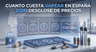 Infografía sobre el desglose de costes y precios del vapeo en España, 2026.