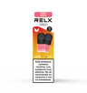 Paquete frontal de 2 pods de recambio RELX Pod Pro 2 sabor Fresh Peach (Melocotón) con 18mg/ml de nicotina. Cuenta con la función de 3 potencias ajustables.