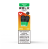 Paquete frontal de 2 pods de recambio RELX Pod Pro 2 sabor Menthol Plus (Mentol) con 18mg/ml de nicotina. Cuenta con la función de 3 potencias ajustables.