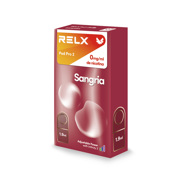 RELX-SPAIN 0mg/ml / Sangria RELX Pods Pro - Con Nicotina
