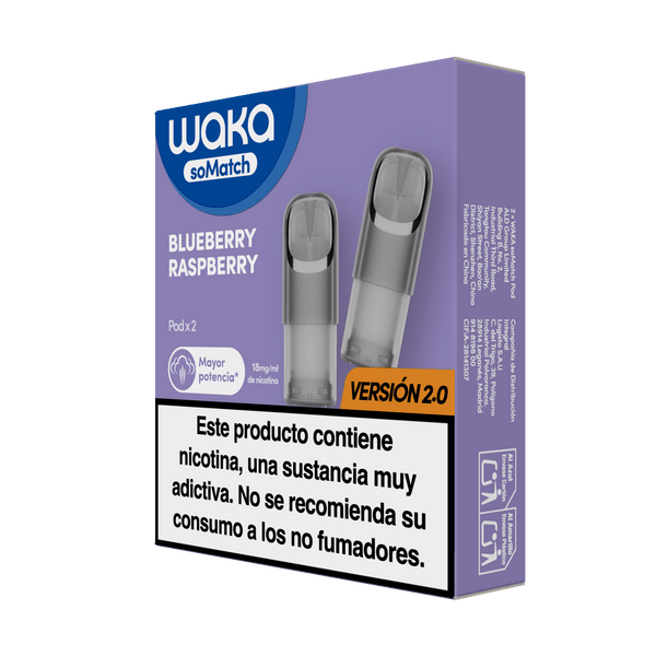 RELX-SPAIN 2 Pods/ Pack (próximamente) / Blueberry Raspberry soMatch Mini Pod (Autoship)
