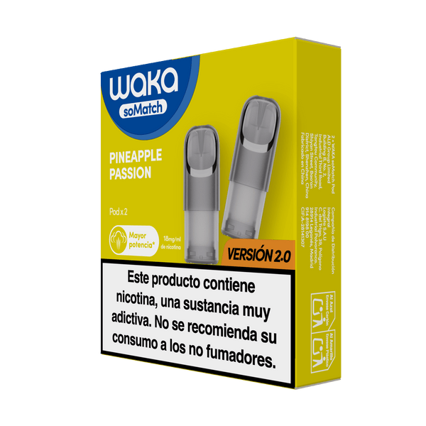 RELX-SPAIN 2 Pods/ Pack (próximamente) / Pineapple Passion soMatch Mini Pod (Autoship)
