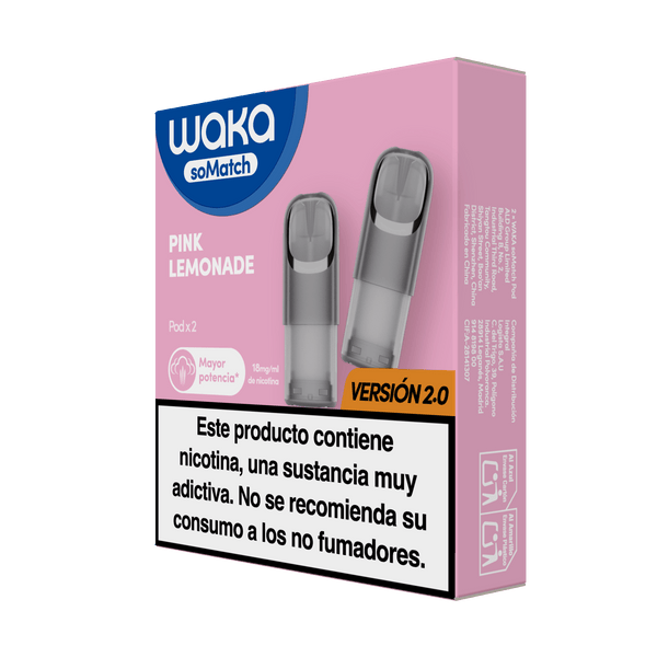RELX-SPAIN 2 Pods/ Pack (próximamente) / Pink Lemonade soMatch Mini Pod (Autoship)
