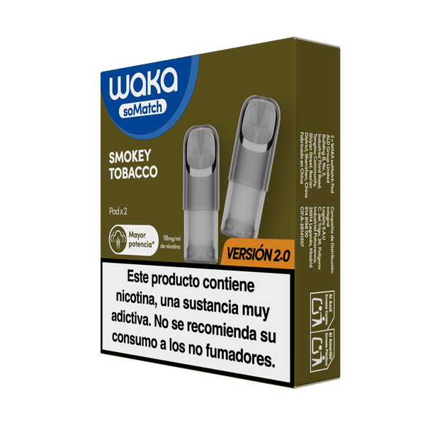 RELX-SPAIN 2 Pods/ Pack (próximamente) / Smokey Tobacco soMatch Mini Pod (Autoship)
