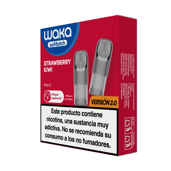 RELX-SPAIN 2 Pods/ Pack (próximamente) / Strawberry Kiwi soMatch Mini Pod (Autoship)
