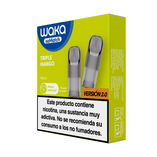RELX-SPAIN 2 Pods/ Pack (próximamente) / Triple Mango soMatch Mini Pod (Autoship)

